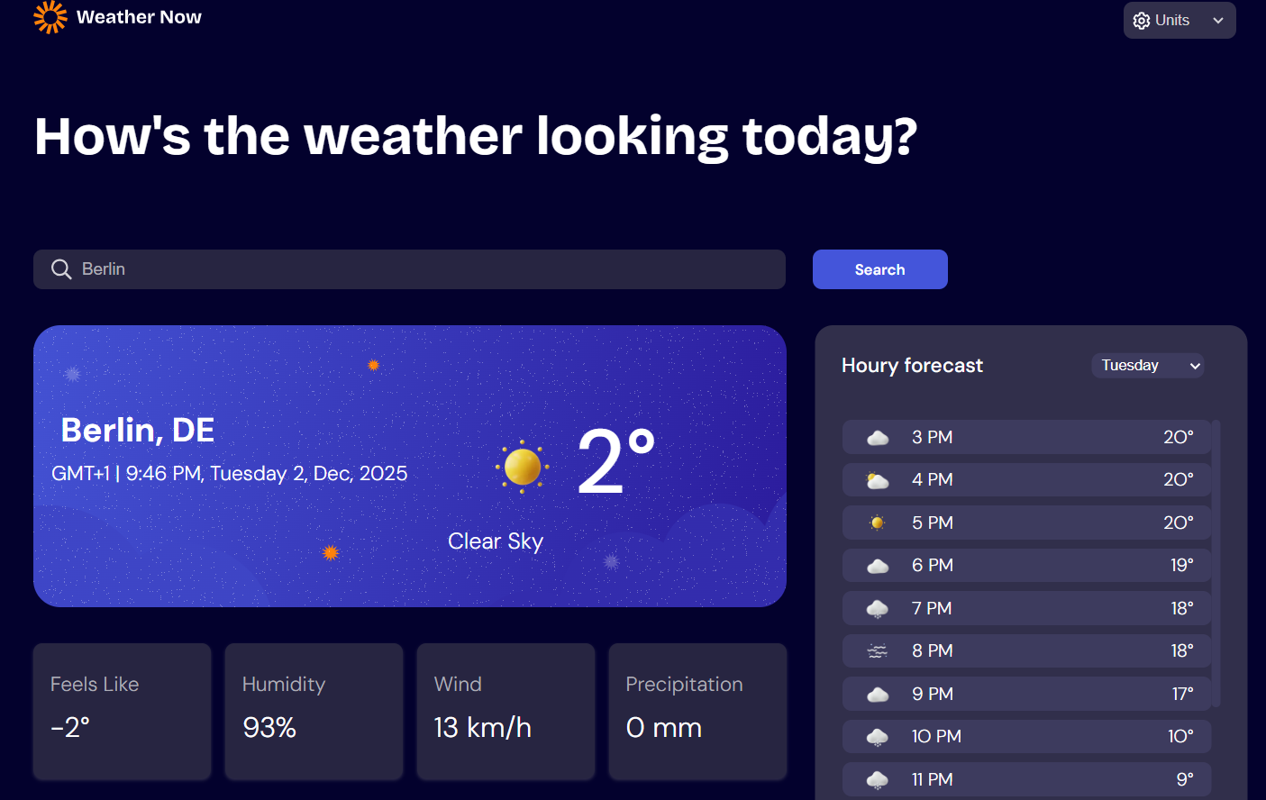 Weather App preview